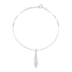 925 Sterling Silver Fancy Leaf Drop 10
