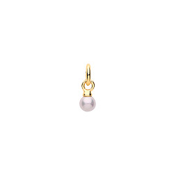 Gold Plated Pearl Charm