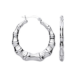 925 Silver Creole Hoop Earrings