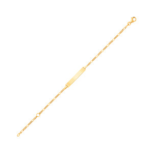 9ct Childrens Figaro ID Bracelet