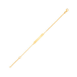 9ct Childrens Belcher ID Bracelet