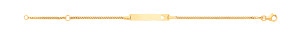 9ct Childrens Curb ID Bracelet