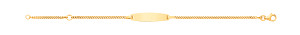 9ct Childrens Curb ID Bracelet