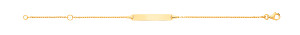 9ct Childrens Trace ID Bracelet