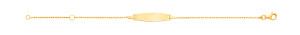 9ct Childrens Trace ID Bracelet