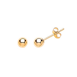 9ct Gold Ball Stud Earrings