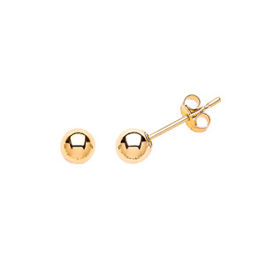 9ct Gold Ball Stud Earrings