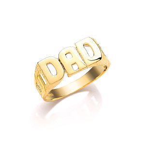 9ct Yellow Dad Ring