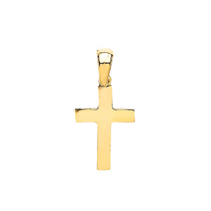 9ct Yellow Gold Small Cross Pendant