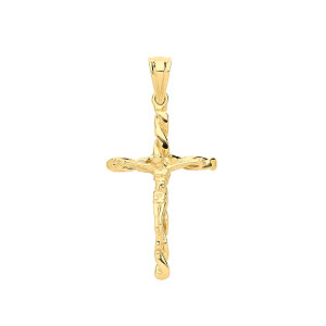 9ct Gold Crucifix Pendant