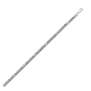 925 Sterling Silver Cubic Zirconia Tennis Bracelet