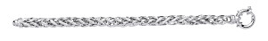 925 Sterling Silver Ladies Fancy Spiga Bracelet