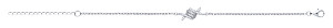 925 Sterling Silver CZ Fancy Knot Bracelet