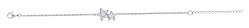925 Sterling Silver Triple Star Fancy Bracelet