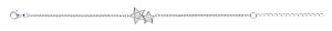 925 Sterling Silver Triple Star Fancy Bracelet