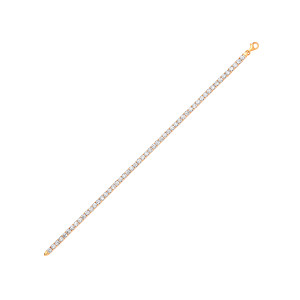 Gold Plated Classic Fine Tennis Bracelet