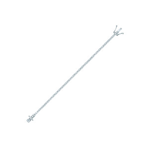 925 Sterling Silver CZ Childrens Tennis Bracelet - 5.5