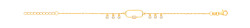 Gold Plated Fancy CZ Bracelet