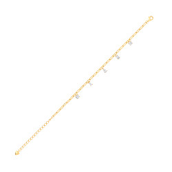 Gold Plated CZ Fancy Bracelet