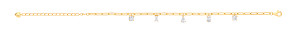 Gold Plated CZ Fancy Bracelet