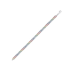 Silver Cuban Curb Link 7.5