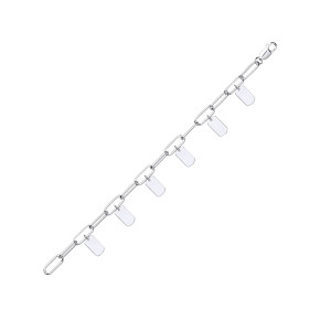 Silver Paper Link 7.5