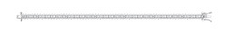 Silver CZ Fancy Tennis Bracelet