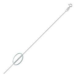 925 Sterling Silver Rhodium Plated 16