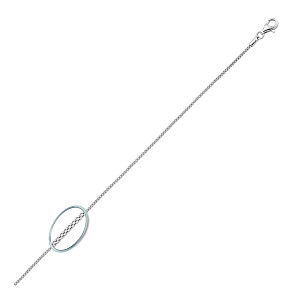 925 Sterling Silver Rodium Plated 18