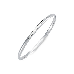 925 Sterling Silver Ladies Plain Bangle