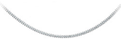925 Sterling Silver Cubic Zirconia Marquise Necklace