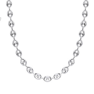 Silver Puffed Mariner Link 18