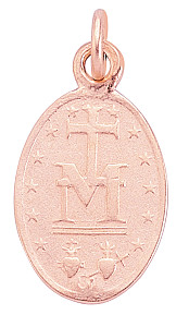 COIN PENDANT - PINK GOLD PLATING