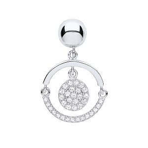 Gold Plated CZ Fancy Pendant