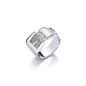 925 Sterling Silver Kids Buckle Ring