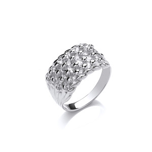 925 Sterling Silver Keeper Ring