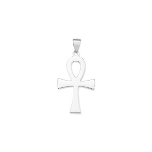 925 Sterling Silver Egyptian Ankh Cross Pendant