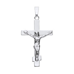 925 Sterling Silver Crucifix Cross Pendant