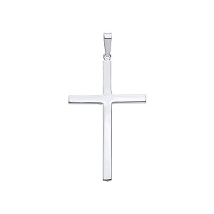 925 Sterling Silver Plain Cross Pendant