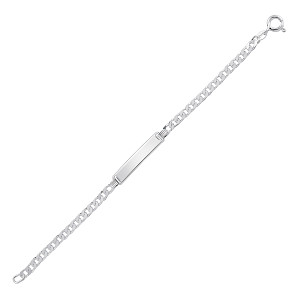 925 Sterling Silver Ladies ID Bracelet