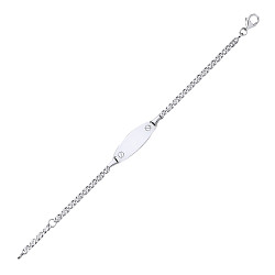 925 Sterling Silver CHILDRENS ID BRACELET