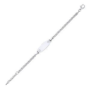 925 Sterling Silver CHILDRENS ID BRACELET