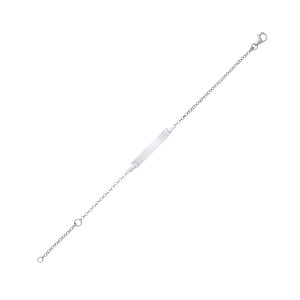 Silver Childrens ID Bracelet