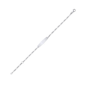 Silver Childrens ID Bracelet