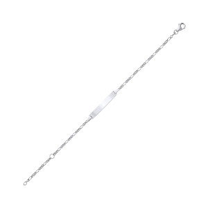 Silver Childrens ID Bracelet