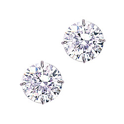 14mm Round 925 Sterling Silver Stud Earrings