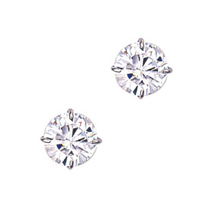 9mm Round 925 Sterling Silver Stud Earrings